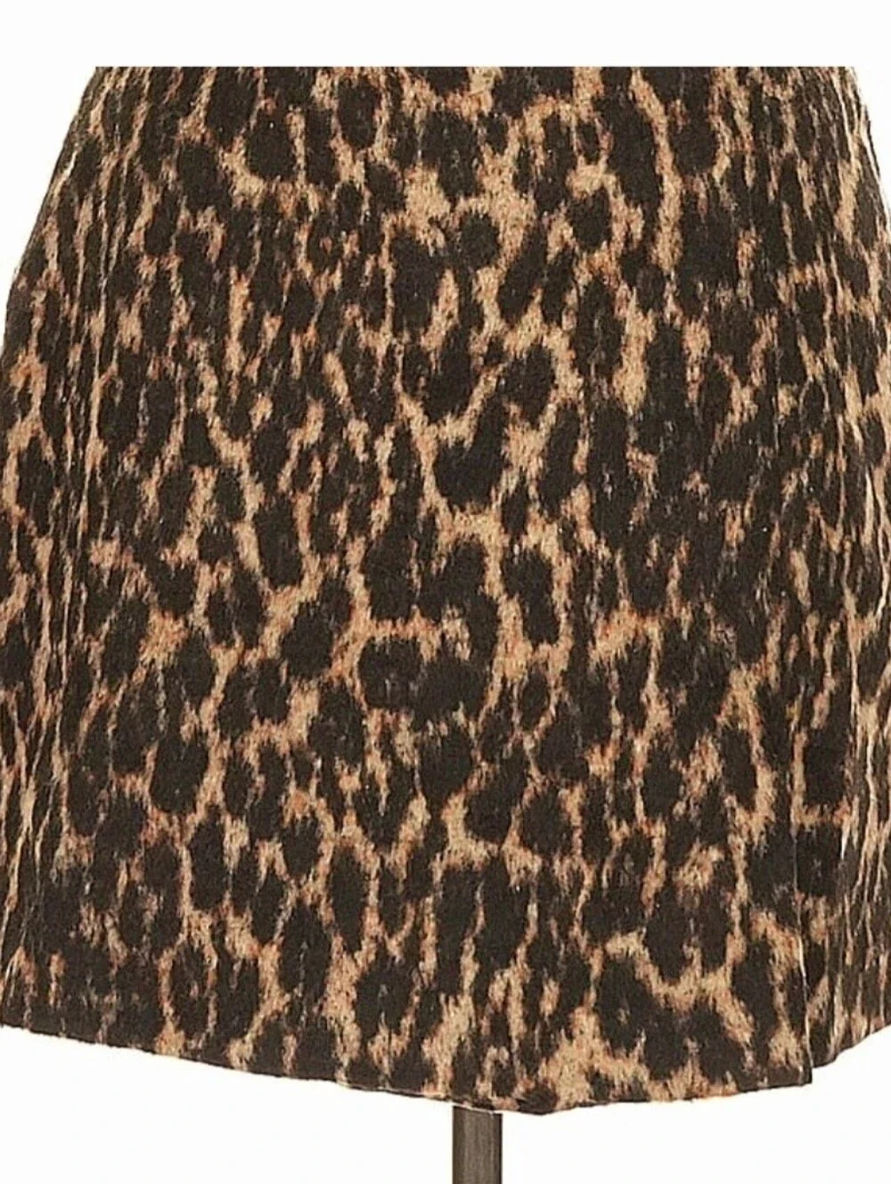 Papermoon Leopard Print A-Line Skirt - Brown, Tsn & Black